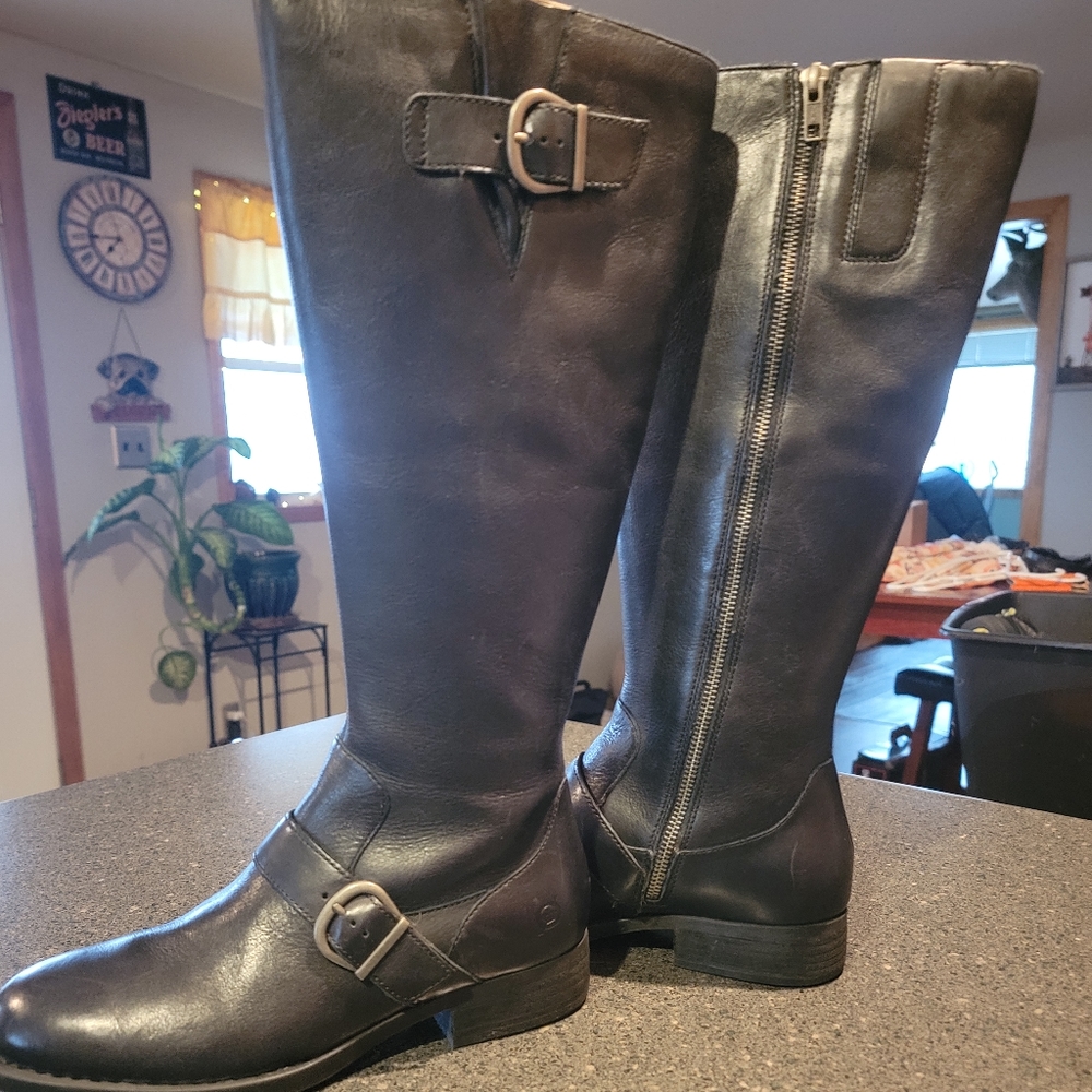 Born "Saddler" Knee High Boots